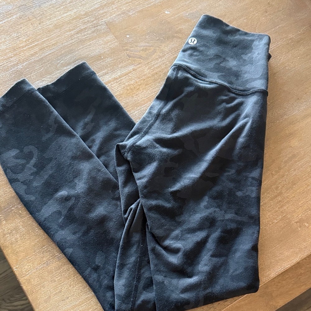 lululemon athletica Black Camo High-Waist Leggings